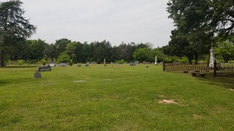 The view of the William Rufus Boyd, Jr. Marker in the cemetery image. Click for full size.