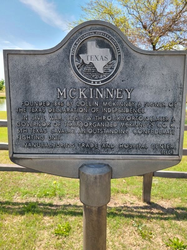 McKinney Marker image. Click for full size.
