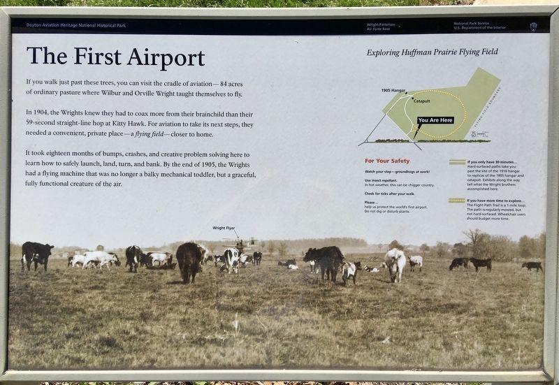 The First Airport Marker image. Click for full size.