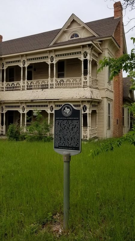 James and Julia Anderson House and Marker. Click for full size. James and Julia Anderson House and Marker image. Click for full size.