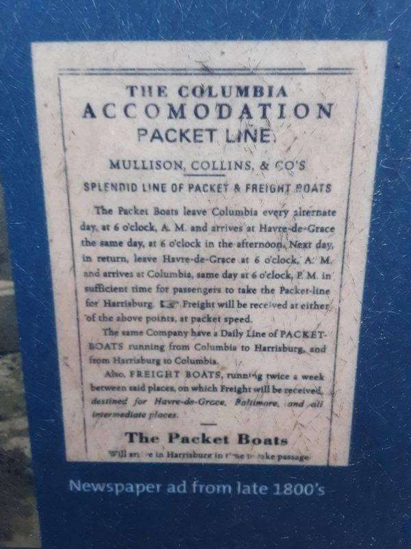 The Canal Boats Marker image. Click for full size.