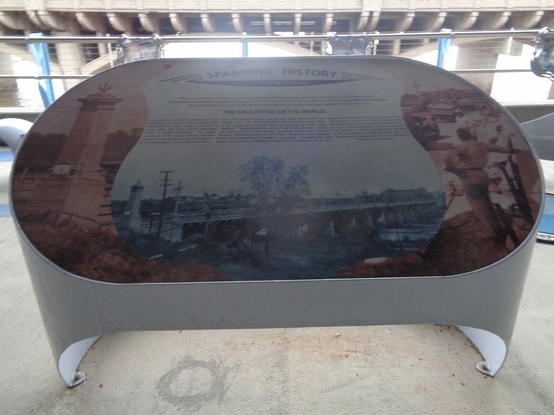 Tulsa's 11th Street Bridge Marker. Click for full size. Tulsa's 11th Street Bridge Marker image. Click for full size.