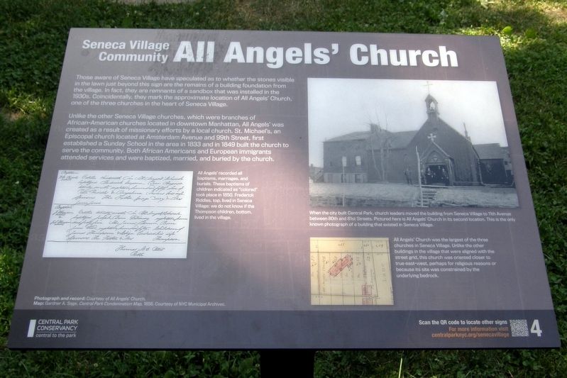 All Angels’ Church Marker. Click for full size. All Angels’ Church Marker image. Click for full size.