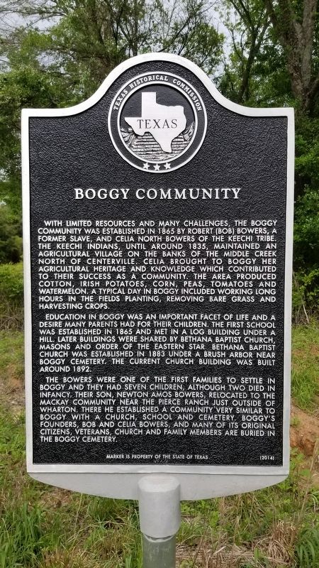 Boggy Community Marker image. Click for full size.