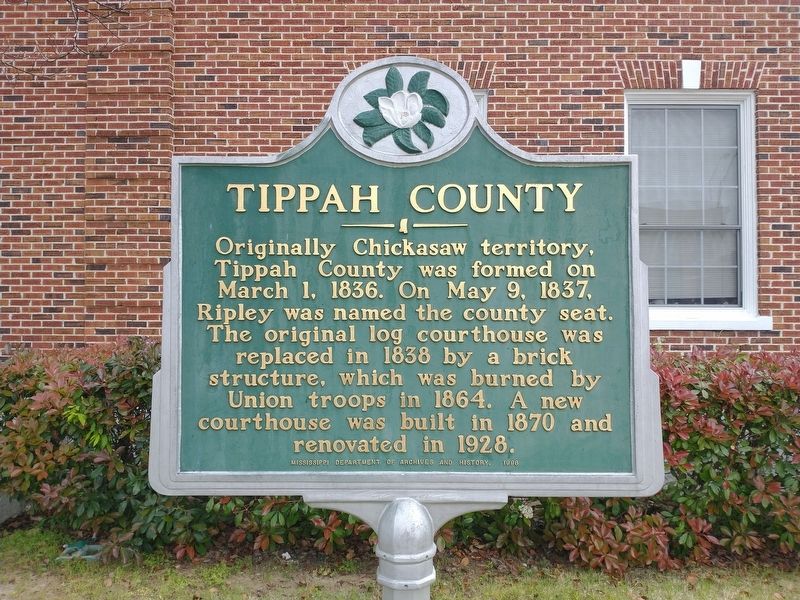 Tippah County Marker image. Click for full size.