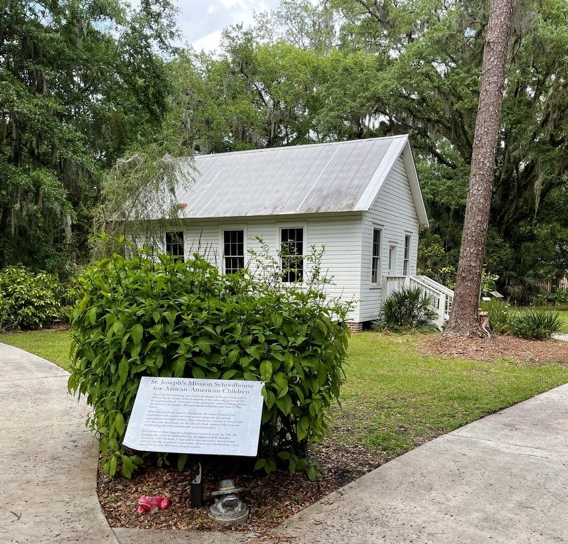 St. Joseph’s Mission Schoolhouse for African American Children Marker. Click for full size. St. Joseph’s Mission Schoolhouse for African American Children Marker image. Click for full size.