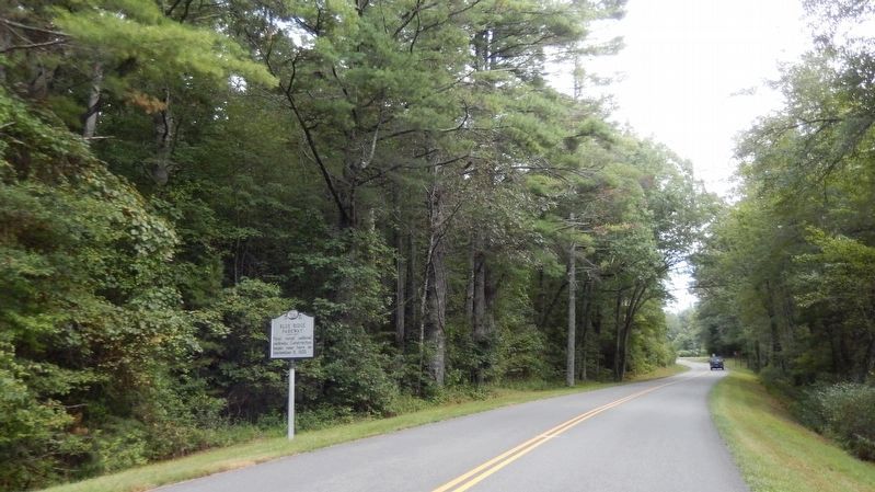 Blue Ridge Parkway Marker. Click for full size. Blue Ridge Parkway Marker image. Click for full size.
