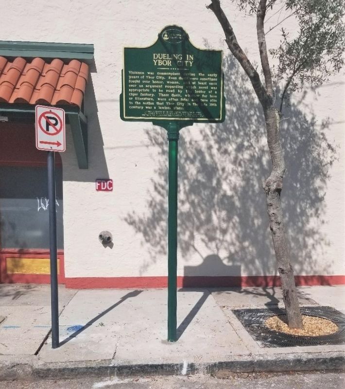 Dueling in Ybor City Marker image. Click for full size.