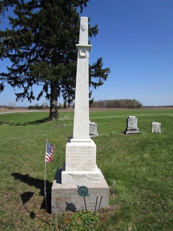 Lemuel Cook grave marker image. Click for full size.