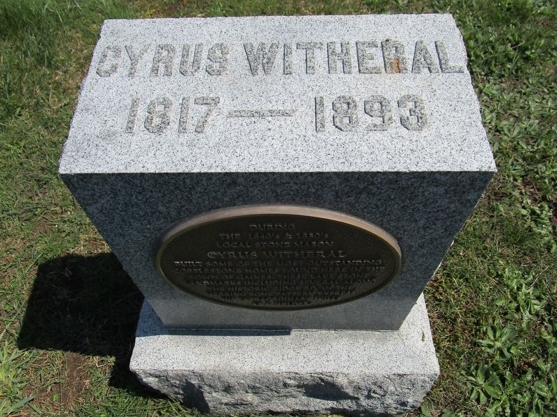 Cyrus Witheral Marker image. Click for full size.