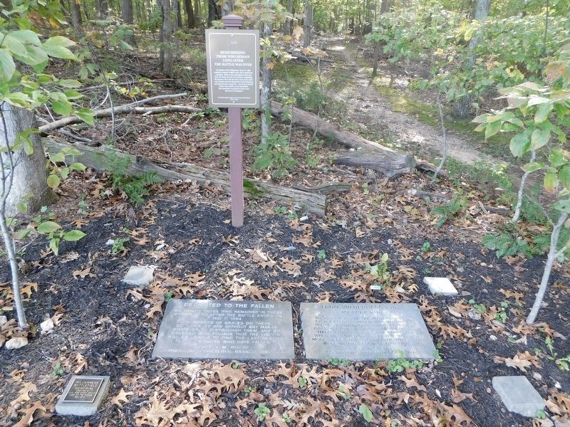 From Wilderness Run To Flat Run Marker image. Click for full size.