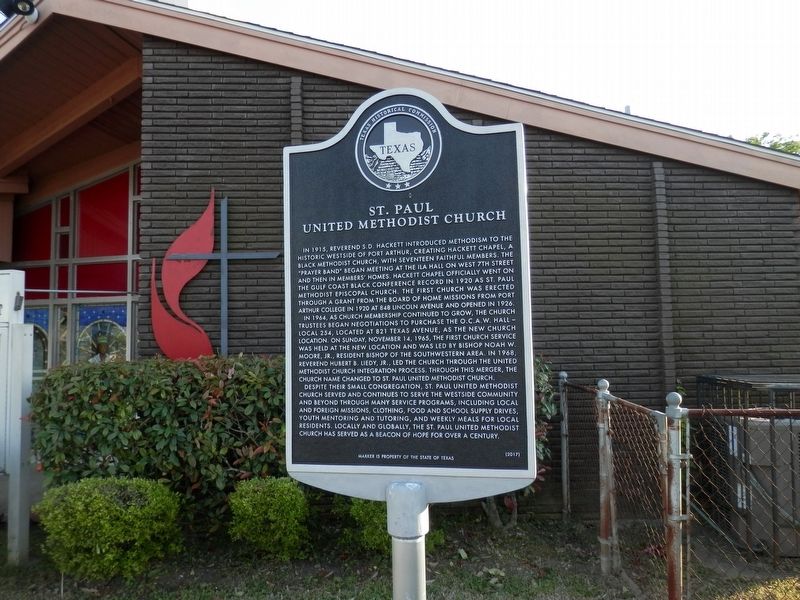 St. Paul United Methodist Church Marker. Click for full size. St. Paul United Methodist Church Marker image. Click for full size.