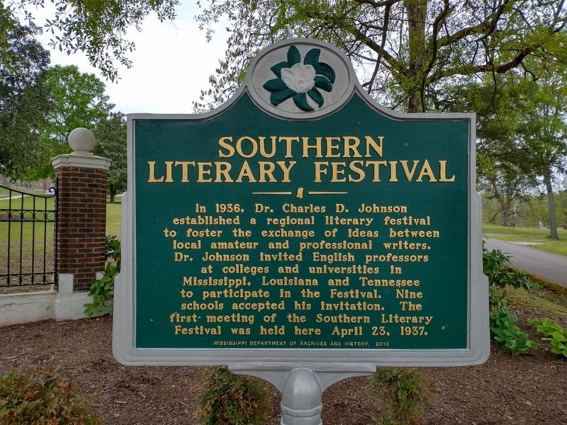 Southern Literary Festival Marker image. Click for full size.