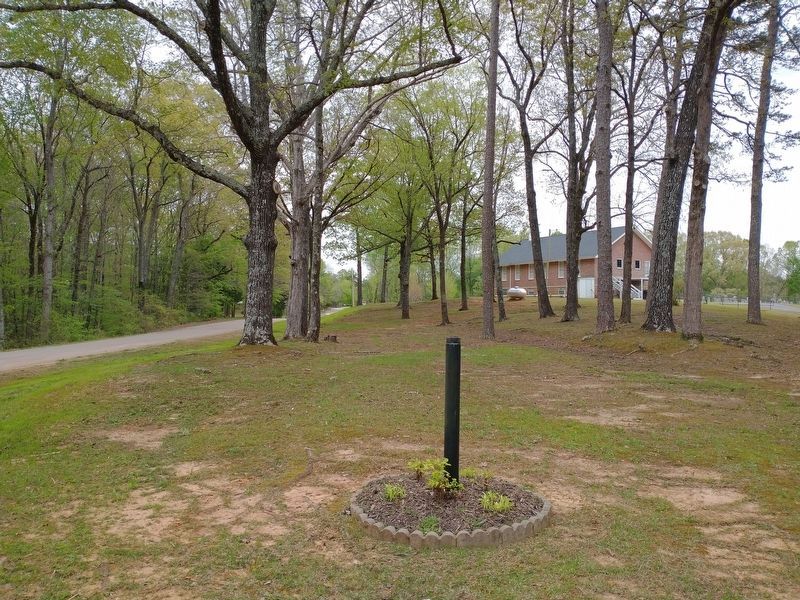 Site of Missing Ebenezer Church Marker. Click for full size. Site of Missing Ebenezer Church Marker image. Click for full size.