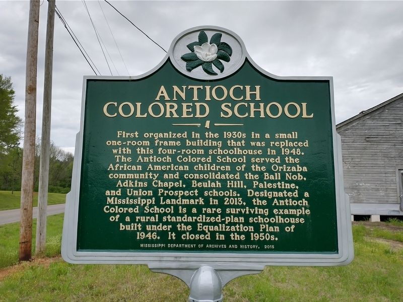 Antioch Colored School Marker image. Click for full size.
