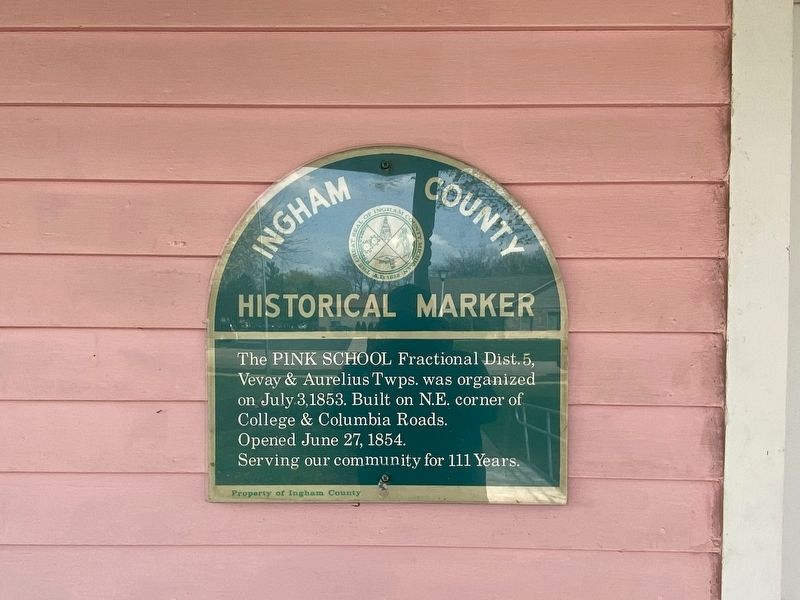 The Pink School Marker. Click for full size. The Pink School Marker image. Click for full size.