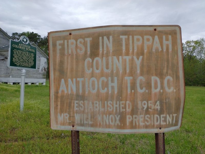 First in Tippah County Marker image. Click for full size.