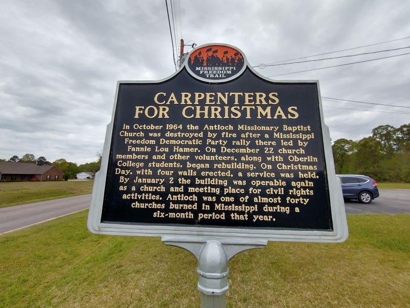 Carpenters for Christmas Marker (Front) image. Click for full size.