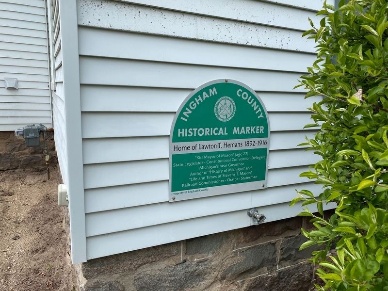 Home of Lawton T. Hemans 1892-1916 Marker. Click for full size. Home of Lawton T. Hemans 1892-1916 Marker image. Click for full size.