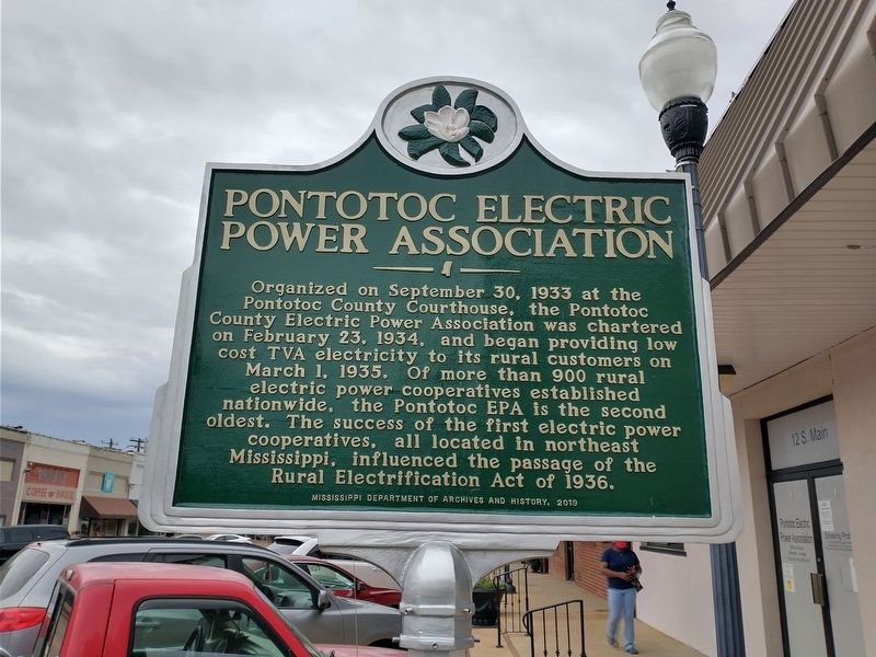 Pontotoc Electric Power Association Marker image. Click for full size.
