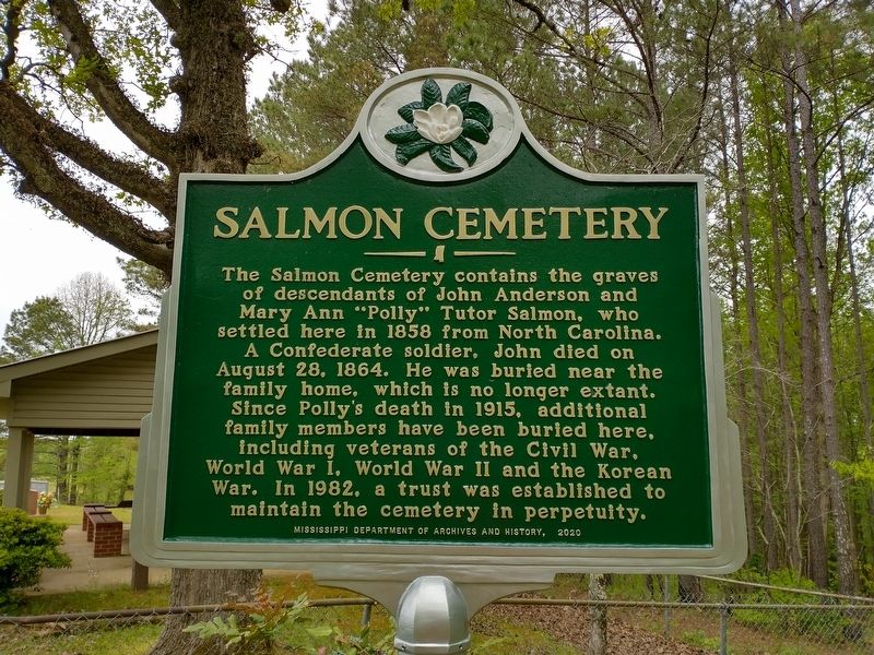 Salmon Cemetery Marker image. Click for full size.
