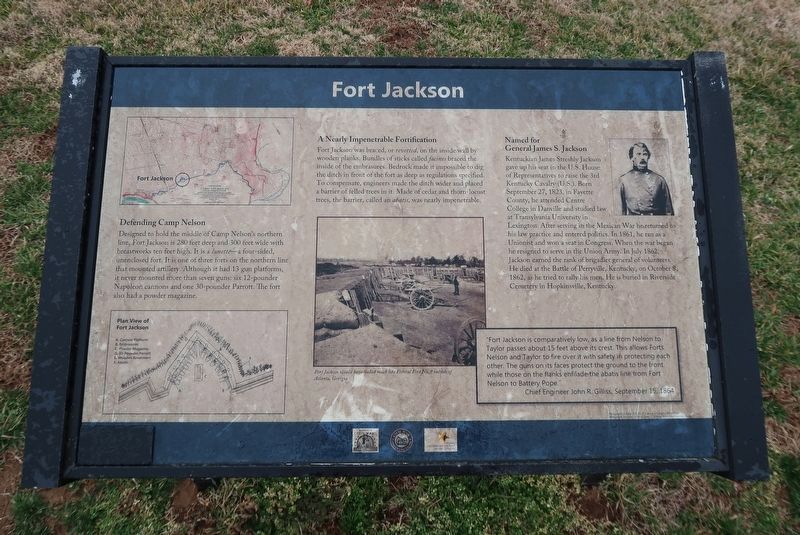 Fort Jackson Marker image. Click for full size.