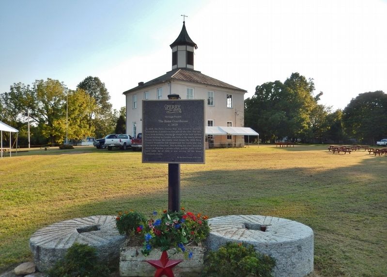 The Rome Courthouse Marker. Click for full size. The Rome Courthouse Marker image. Click for full size.