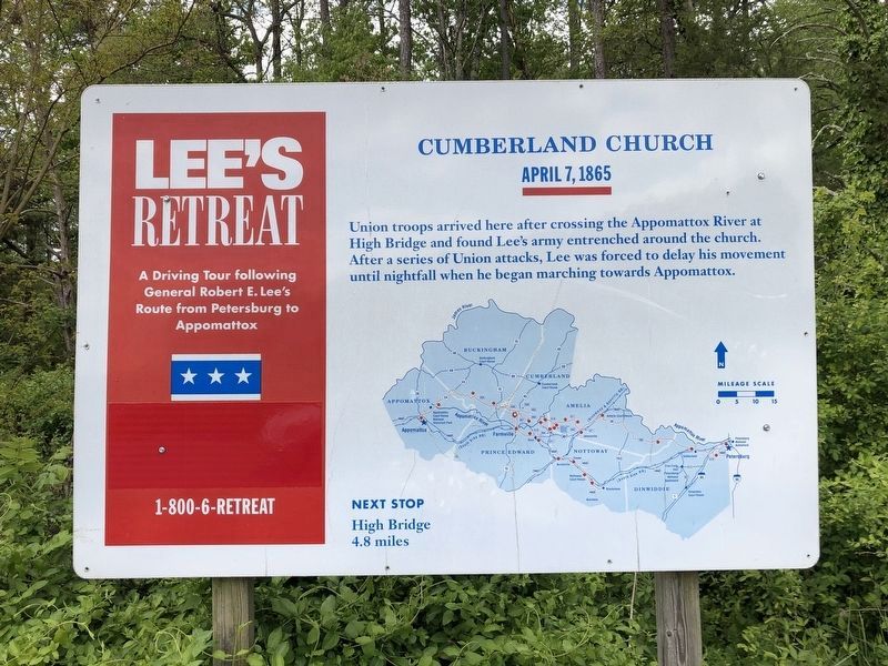 Cumberland Church Marker. Click for full size. Cumberland Church Marker image. Click for full size.