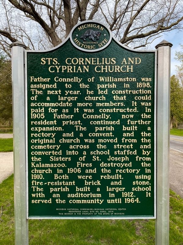 Sts. Cornelius and Cyprian Church Marker image. Click for full size.
