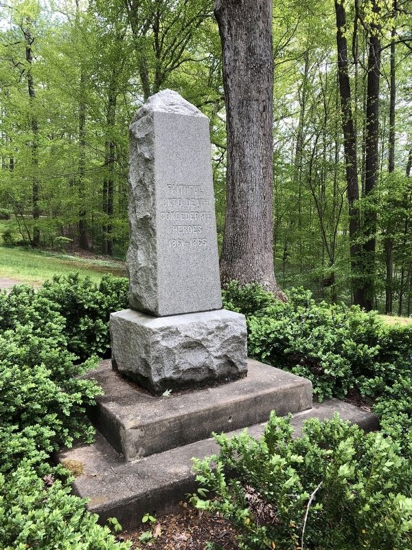 Confederate Memorial. Click for full size. Confederate Memorial image. Click for full size.