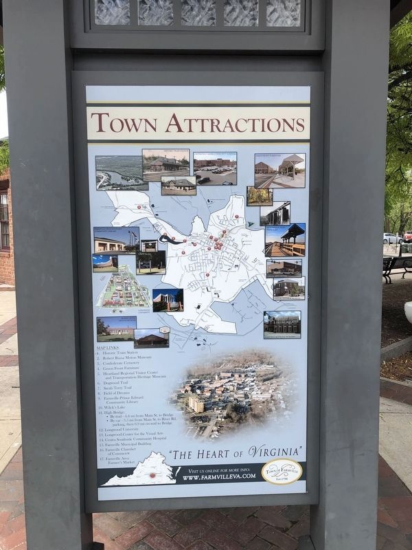 Town Attractions signage at the display image. Click for full size.