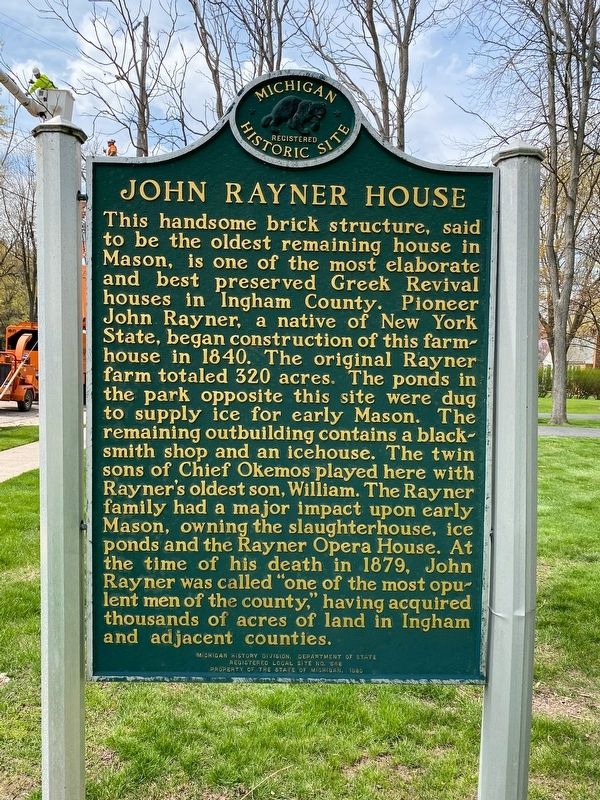 John Rayner House Marker image. Click for full size.