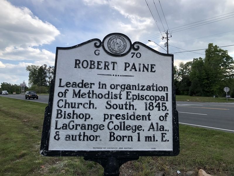 Robert Paine Marker image. Click for full size.