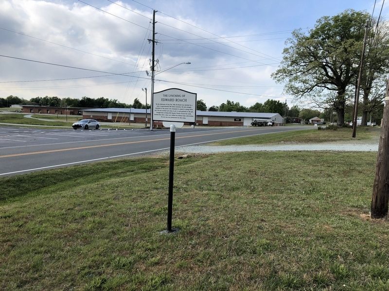 The Lynching of Edward Roach Marker image. Click for full size.