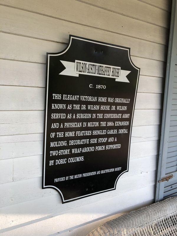 Wilson-Austin-Mehaffey House Marker image. Click for full size.