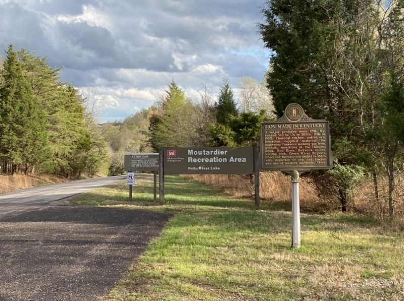 Nolin Furnace / Iron Made in Kentucky Marker image. Click for full size.
