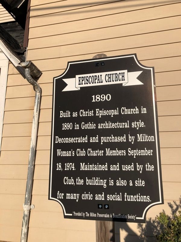 Episcopal Church Marker. Click for full size. Episcopal Church Marker image. Click for full size.