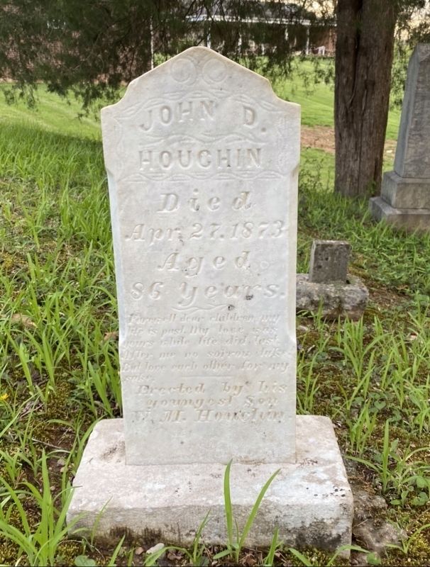 Grave of John D. Houchin image. Click for full size.