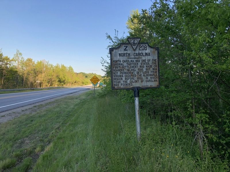 Pittsylvania County / North Carolina Marker. Click for full size. Pittsylvania County / North Carolina Marker image. Click for full size.