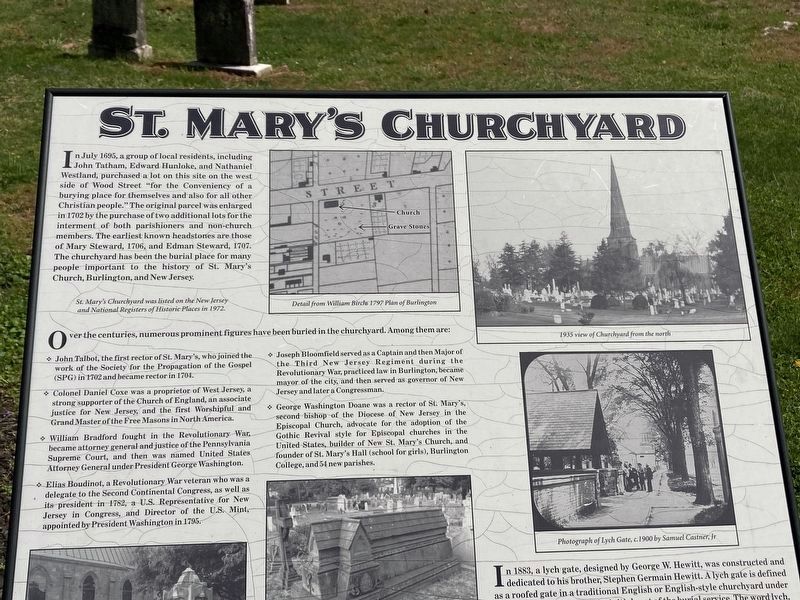 St. Mary's Churchyard Marker image. Click for full size.
