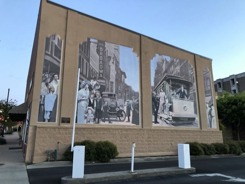 Danville's Streetcars Mural image. Click for full size.