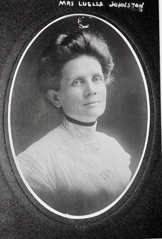 <i>Mrs. Luella Johnston </i>. Click for more information. <i>Mrs. Luella Johnston </i> image. Click for more information.