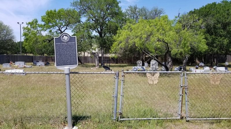Evers Family Cemetery and Marker image. Click for full size.