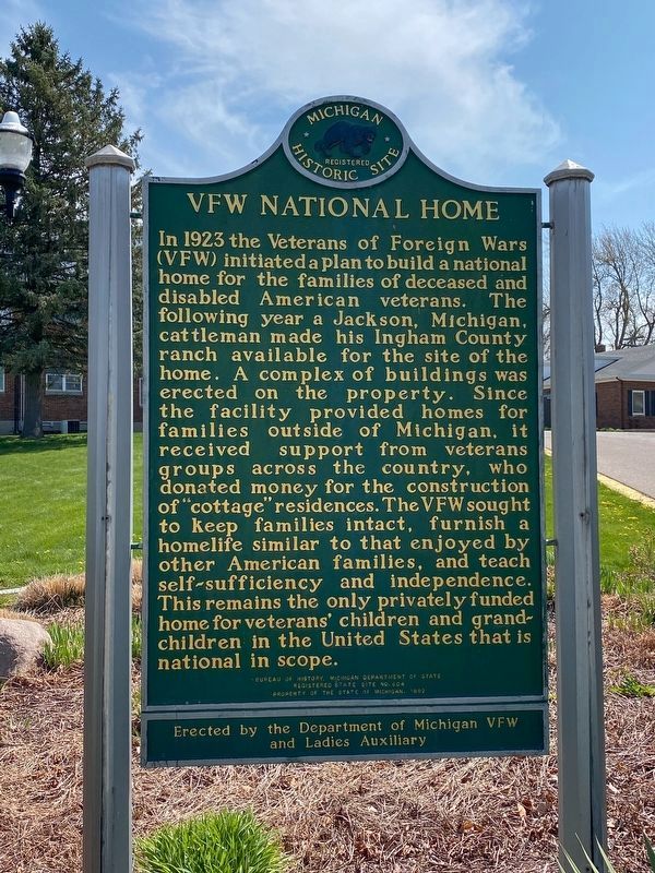 VFW National Home Marker image. Click for full size.