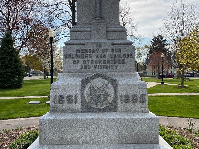 Stockbridge Civil War Memorial image. Click for full size.