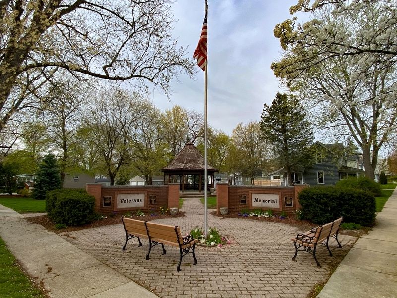 Tuttle Park Veterans Memorial. Click for full size. Tuttle Park Veterans Memorial image. Click for full size.