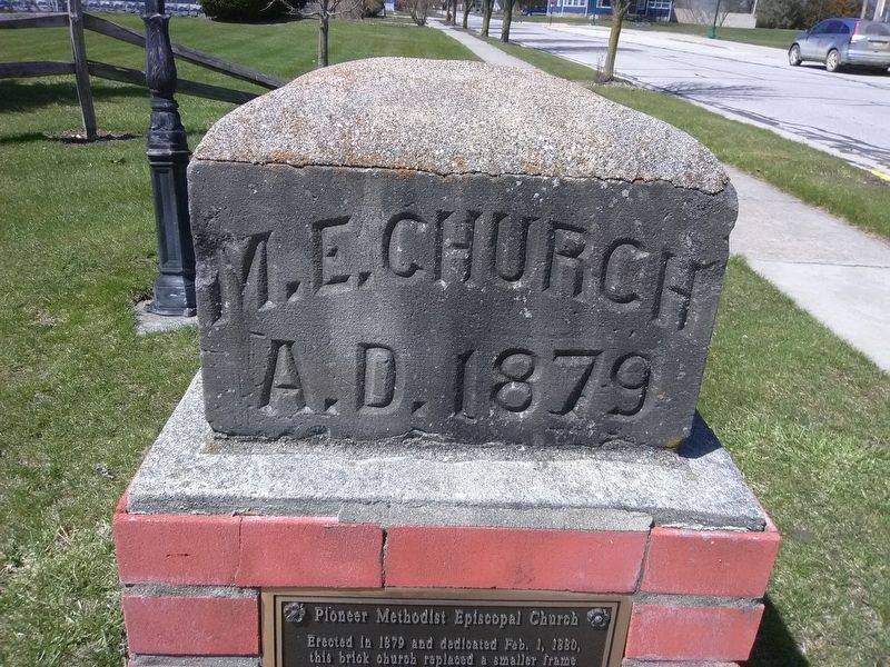 Pioneer Methodist Episcopal Church Marker image. Click for full size.