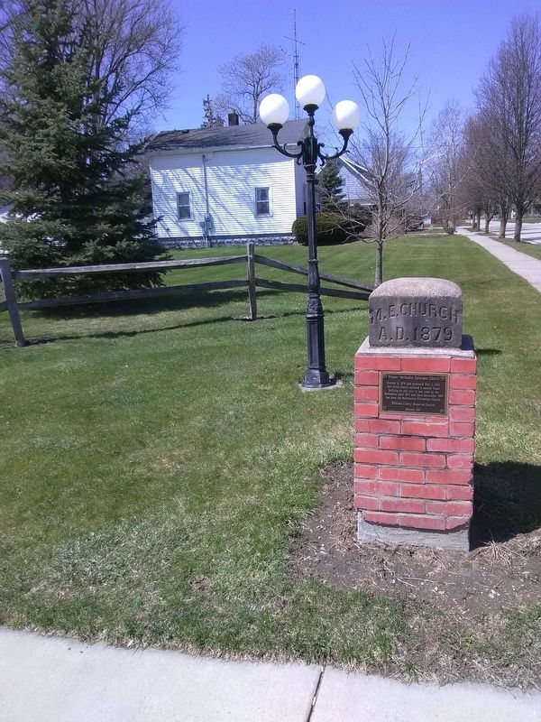 Pioneer Methodist Episcopal Church Marker image. Click for full size.