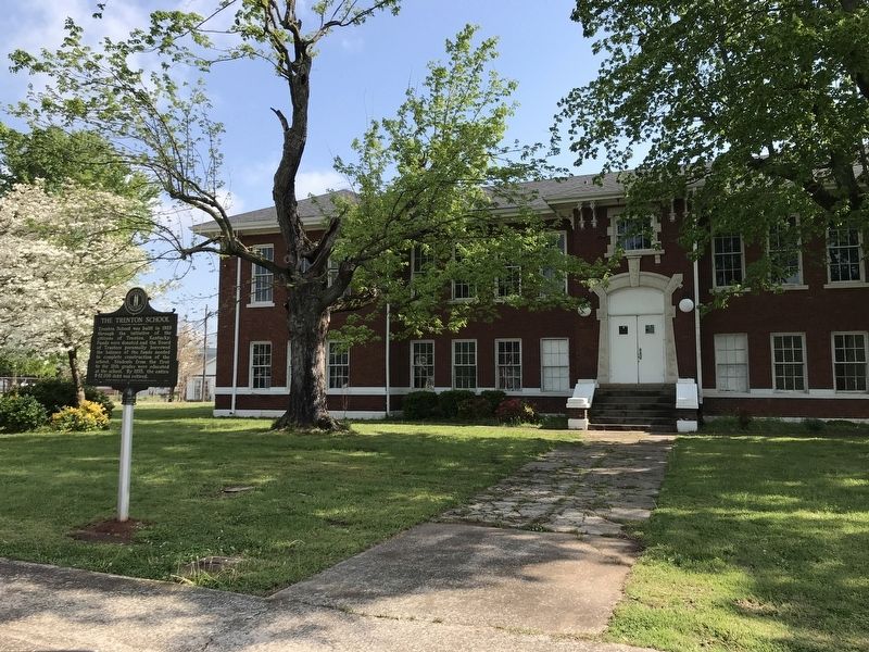 The Trenton School Marker image. Click for full size.