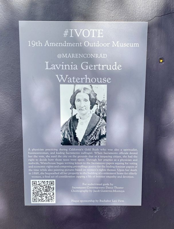 Lavinia Gertrude Watson Marker image. Click for full size.